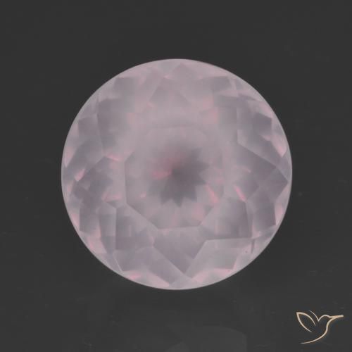6.87ct Naturale Rosa Molto Chiaro Quarzo rosa, Rotondo, Trasparente