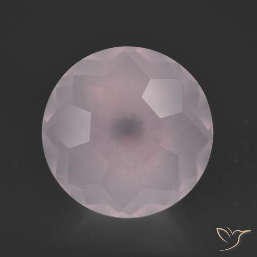 6.36ct Naturale Rosa chiaro Quarzo rosa, Rotondo, Trasparente
