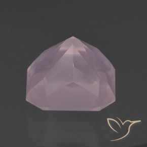 Quarzo rosa Rosa medio rosa naturale da 9.50 ct, Ottagonale / Taglio smeraldo, Trasparente