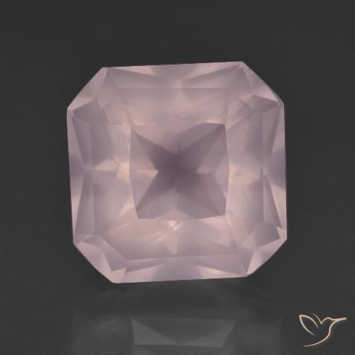 9.33ct Naturale Rosa rosa Quarzo rosa, Taglio smeraldo, Trasparente