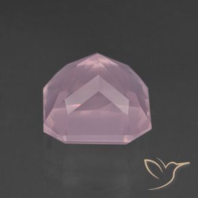 Quarzo rosa Rosa medio rosa naturale da 7.57 ct, Ottagonale / Taglio smeraldo, Trasparente