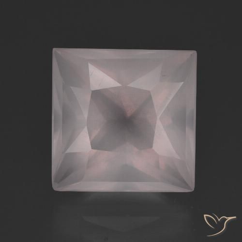 7.35ct Naturale Rosa chiaro Quarzo rosa, Quadrato, Trasparente
