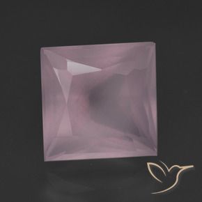 Quarzo rosa Rosa medio rosa naturale da 7.40 ct, Quadrato, Trasparente