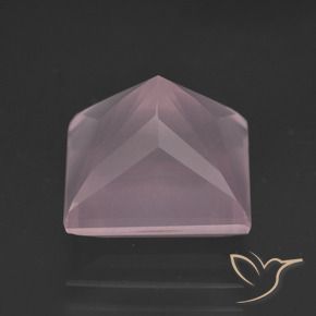 Quarzo rosa Rosa medio rosa naturale da 7.40 ct, Quadrato, Trasparente