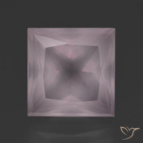 7.81ct Naturale Rosa chiaro Quarzo rosa, Quadrato, Trasparente