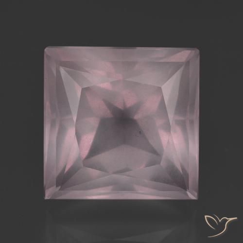 9.78ct Naturale Rosa chiaro Quarzo rosa, Quadrato, Trasparente