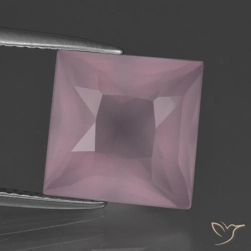6.94ct Naturale Rosa medio rosa Quarzo rosa, Quadrato, Trasparente