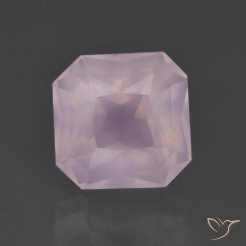 5.93ct Naturale Rosa chiaro Quarzo rosa, Taglio smeraldo, Trasparente