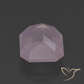 Quarzo rosa Rosa chiaro naturale da 5.96 ct, Ottagonale / Taglio smeraldo, Trasparente