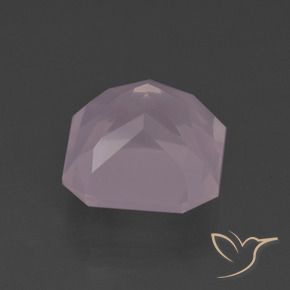 Quarzo rosa Rosa chiaro naturale da 6.06 ct, Ottagonale / Taglio smeraldo, Trasparente