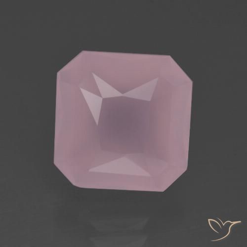6.36ct Naturale Rosa medio Quarzo rosa, Taglio smeraldo, Trasparente