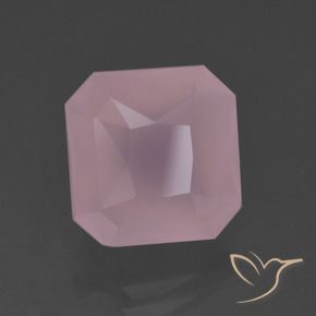 Quarzo rosa Rosa medio naturale da 6.36 ct, Ottagonale / Taglio smeraldo, Trasparente