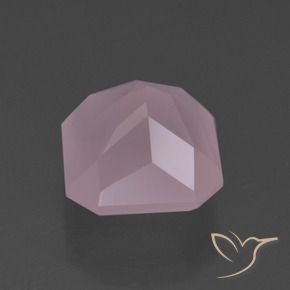 Quarzo rosa Rosa medio naturale da 6.36 ct, Ottagonale / Taglio smeraldo, Trasparente