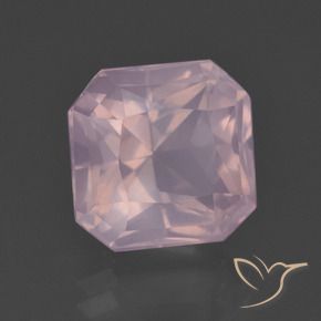Quarzo rosa Rosa chiaro naturale da 6.65 ct, Ottagonale / Taglio smeraldo, Trasparente