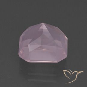 Quarzo rosa Rosa chiaro naturale da 6.65 ct, Ottagonale / Taglio smeraldo, Trasparente