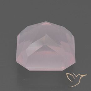 Quarzo rosa Rosa medio rosa naturale da 7.29 ct, Ottagonale / Taglio smeraldo, Trasparente