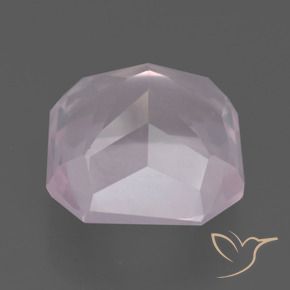 Quarzo rosa Rosa rosa naturale da 7.83 ct, Ottagonale / Taglio smeraldo, Trasparente