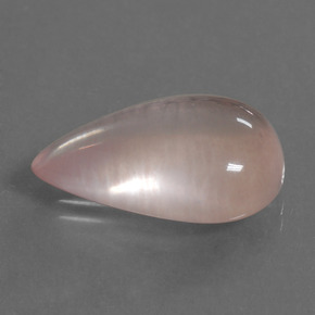Quarzo rosa Tono rosa naturale da 13.10 ct, Forma a pera, Trasparente