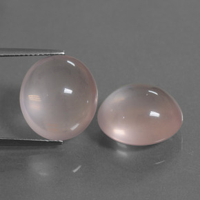 Gemme di Quarzo rosa Rosa medio naturale da 26.24 ct, Taglio ovale, Trasparente