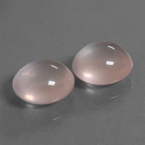 Gemme di Quarzo rosa Rosa medio naturale da 26.24 ct, Taglio ovale, Trasparente