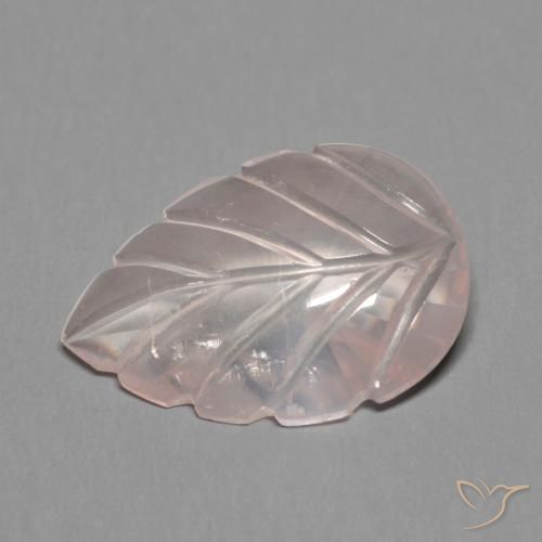 Quarzo rosa Rosa Corallo Chiaro naturale da 4.31 ct, Taglio a fantasia, Trasparente