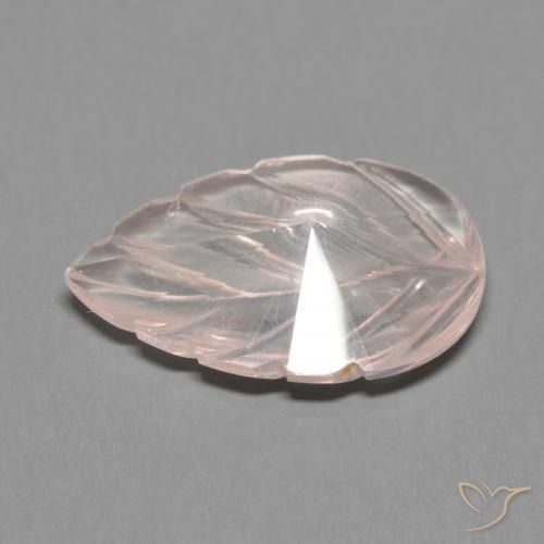 Quarzo rosa Rosa Corallo Chiaro naturale da 4.31 ct, Taglio a fantasia, Trasparente