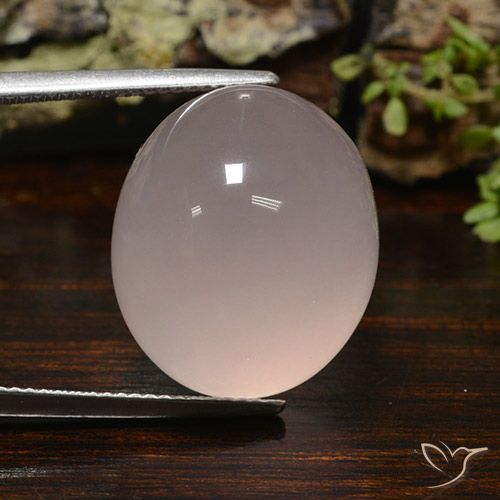 31.95ct Naturale Rosa chiaro Quarzo rosa, Ovale, Traslucido