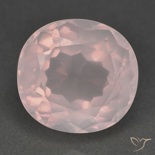14.80ct Naturale Rosa chiaro Quarzo rosa, Ovale, Trasparente