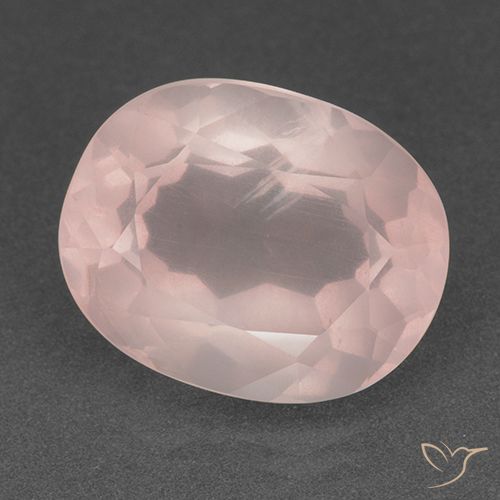 15.81ct Naturale Rosa chiaro Quarzo rosa, Ovale, Trasparente