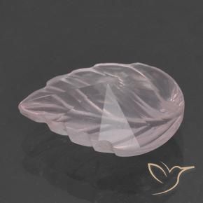 Quarzo rosa Rosa molto chiaro naturale da 2.88 ct, Taglio a fiore, Trasparente