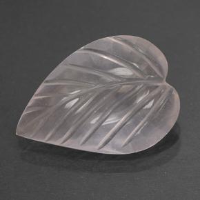 Quarzo rosa naturale rosa da 3,32 ct, taglio fiore, trasparente