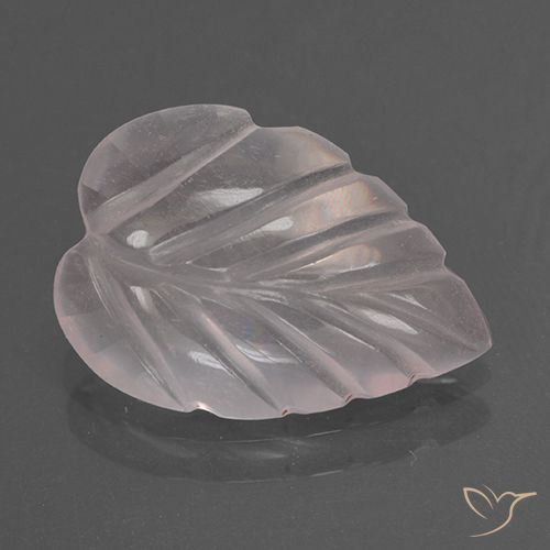 2.34ct Naturale Rosa chiaro Quarzo rosa, Taglio a fiore, Trasparente