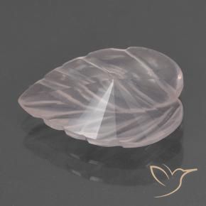 Quarzo rosa Rosa chiaro naturale da 2.34 ct, Taglio a fiore, Trasparente
