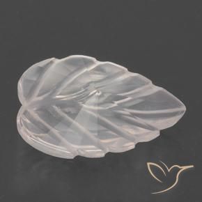 Quarzo rosa Tono rosa rosa naturale da 2.96 ct, Taglio a fiore, Trasparente