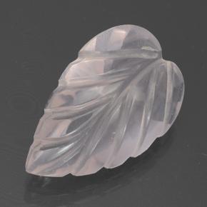 Quarzo rosa naturale rosa da 3,94 ct, taglio fiore, trasparente