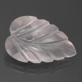 Quarzo rosa naturale rosa da 3,94 ct, taglio fiore, trasparente