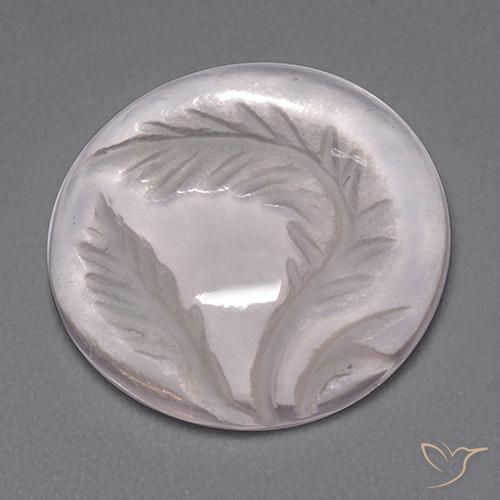 8.30ct Naturale Rosa molto chiaro Quarzo rosa, Rotondo, Trasparente