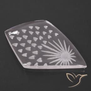 Quarzo rosa Incolore naturale da 18.46 ct, Taglio a fantasia, Trasparente