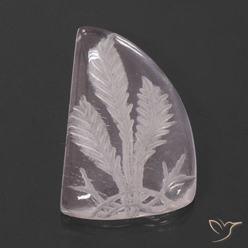 13.25ct Naturale Rosa Corallo Chiaro Quarzo rosa, Taglio a fantasia, Trasparente