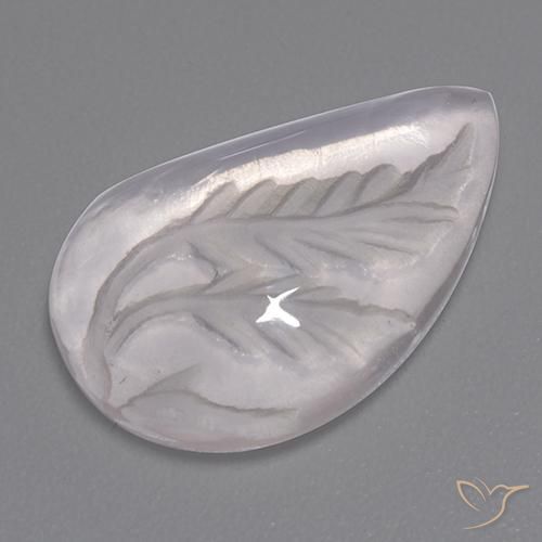 7.84ct Naturale Bianco Quarzo rosa, Taglio a fantasia, Trasparente