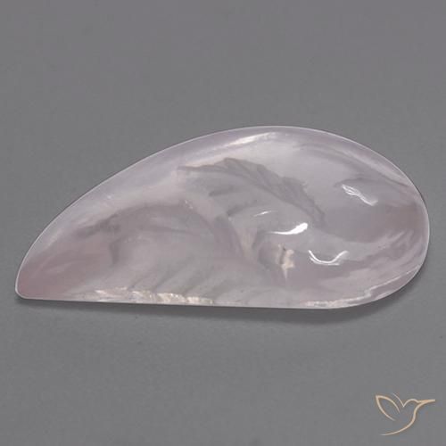 Quarzo rosa Bianco naturale da 7.84 ct, Taglio a fantasia, Trasparente