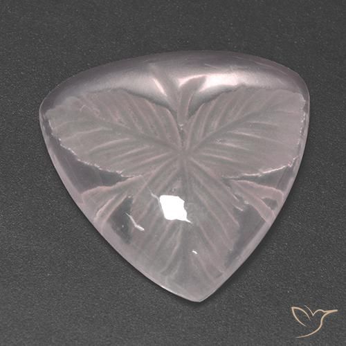 10.46ct Naturale Rosa chiaro Quarzo rosa, Taglio trillion, Trasparente