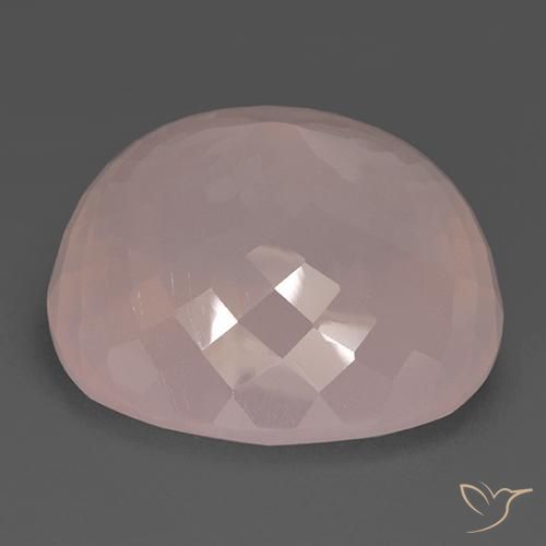 Quarzo rosa Rosa rosa naturale da 156.18 ct, Ovale, Trasparente