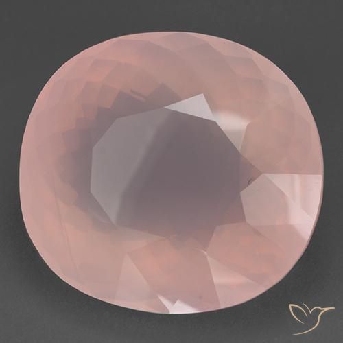 Quarzo rosa Rosa chiaro naturale da 112.68 ct, Ovale, Trasparente
