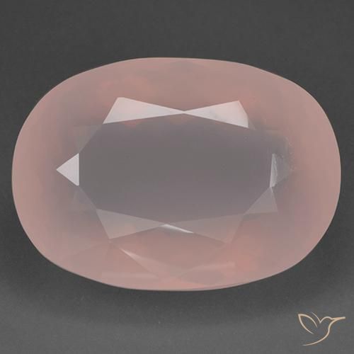 115.62ct Naturale Rosa chiaro Quarzo rosa, Ovale, Trasparente