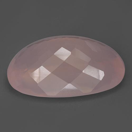 Quarzo rosa naturale rosa da 157,99 ct, taglio ovale, trasparente