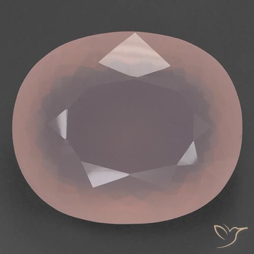 243.58ct Naturale Rosa rosa Quarzo rosa, Ovale, Trasparente