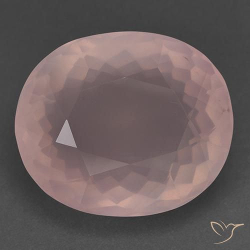 33.55ct Naturale Rosa rosa Quarzo rosa, Ovale, Trasparente