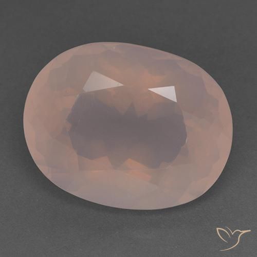 22.88ct Naturale Rosa medio Quarzo rosa, Ovale, Trasparente