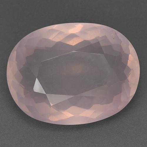 26.41ct Naturale Rosa chiaro Quarzo rosa, Ovale, Trasparente, Photo A
